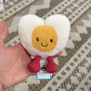 Jellycat Amuseable Egg Plush with Red Legs